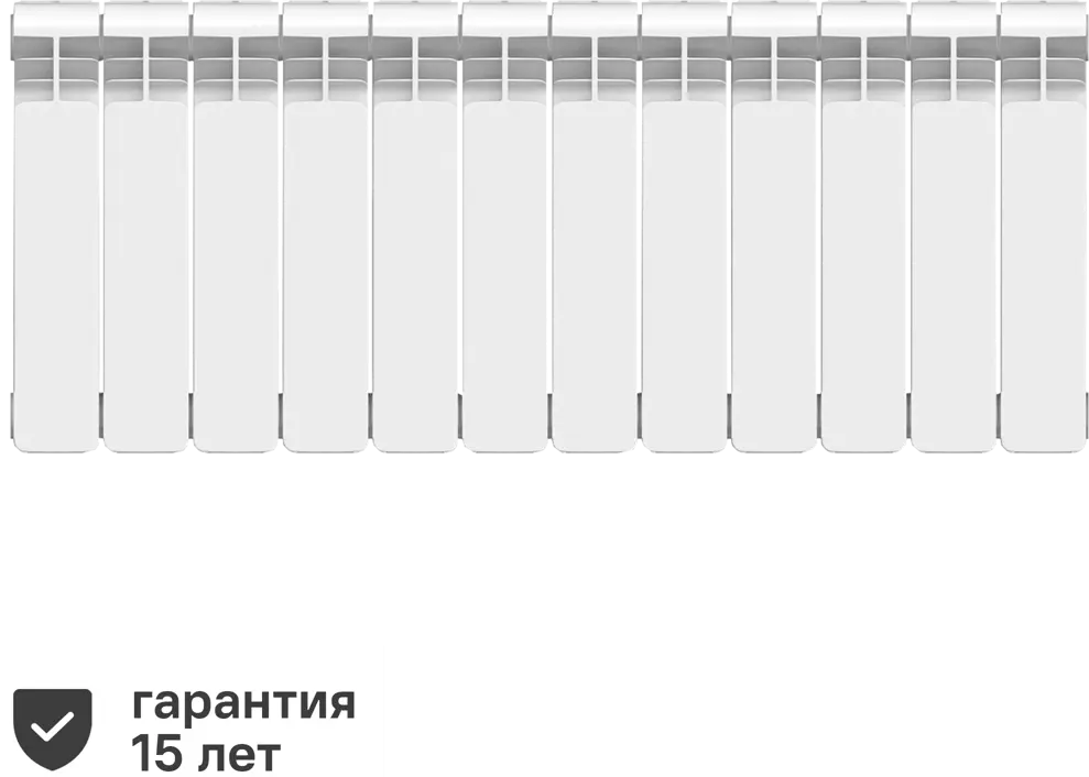 Биметаллический радиатор EQUATION на 12 секций для эффективного отопления 18360784