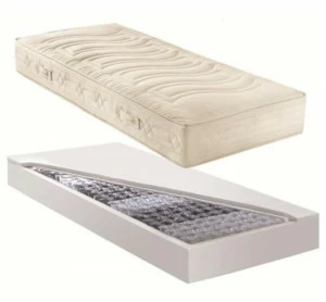 Frauflex Антибактериальный матрас с пружинами карманного типа из материала air-flex ™ Jeans