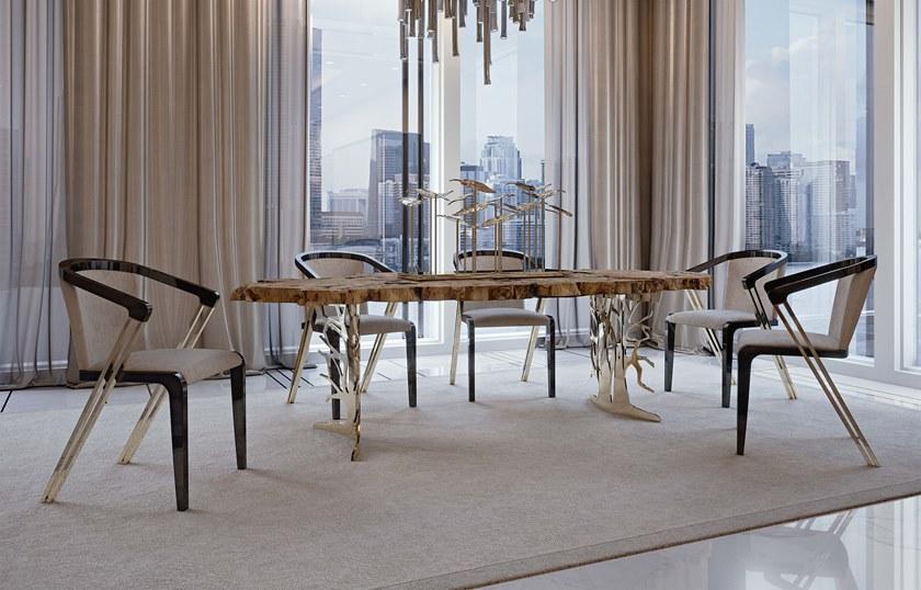 Bizzotto Прямоугольный обеденный стол из вереска Sidney 108 - Вид №1