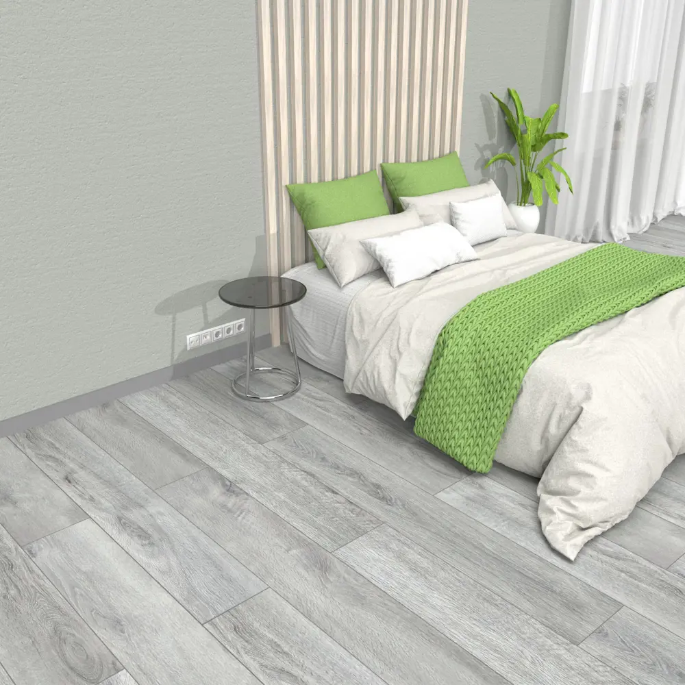 ATRIUM SPC плитка «Дуб Бейкер» - серебристый ламинат для интенсивной эксплуатации 85088413 STLM-0058529 - Вид №9