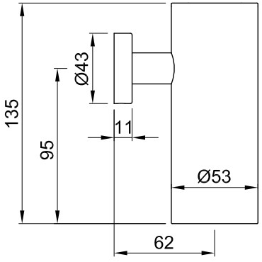 JEE-O Настенный держатель зубных щеток из нержавеющей стали Slimline 801-0130/3/4 - Вид №3