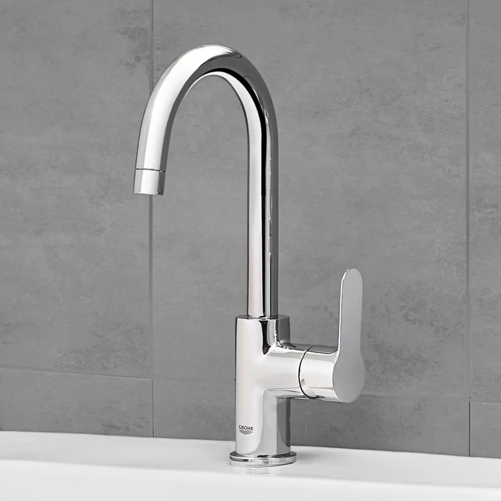 Смеситель для раковины Grohe Start Edge однорычажный цвет хром 81971402 STLM-2101450 - Вид №1