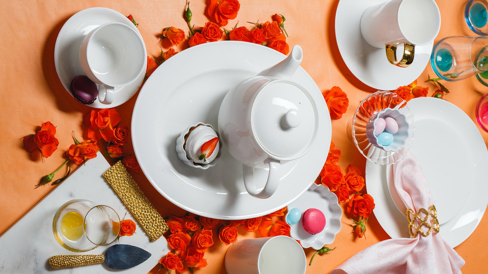 10624408 Mix&Match Чашка чайная с блюдцем Mix&Match Элемент 250мл, фарфор Фарфор костяной  - Вид №1