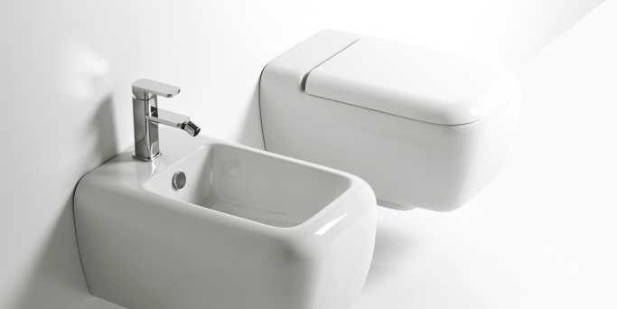 SHVSB Подвесной унитаз настенный Белый Ceramica Cielo SHUI Италия - Вид №1