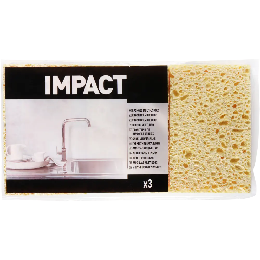 Губки для уборки IMPACT — эффективное очищение без царапин 81981285 STLM-0016495