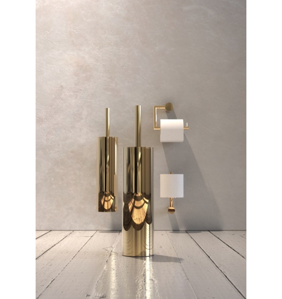 FROST Ершик 2, настенный » золото Нержавеющая сталь Золото N1911-GO  - Вид №4