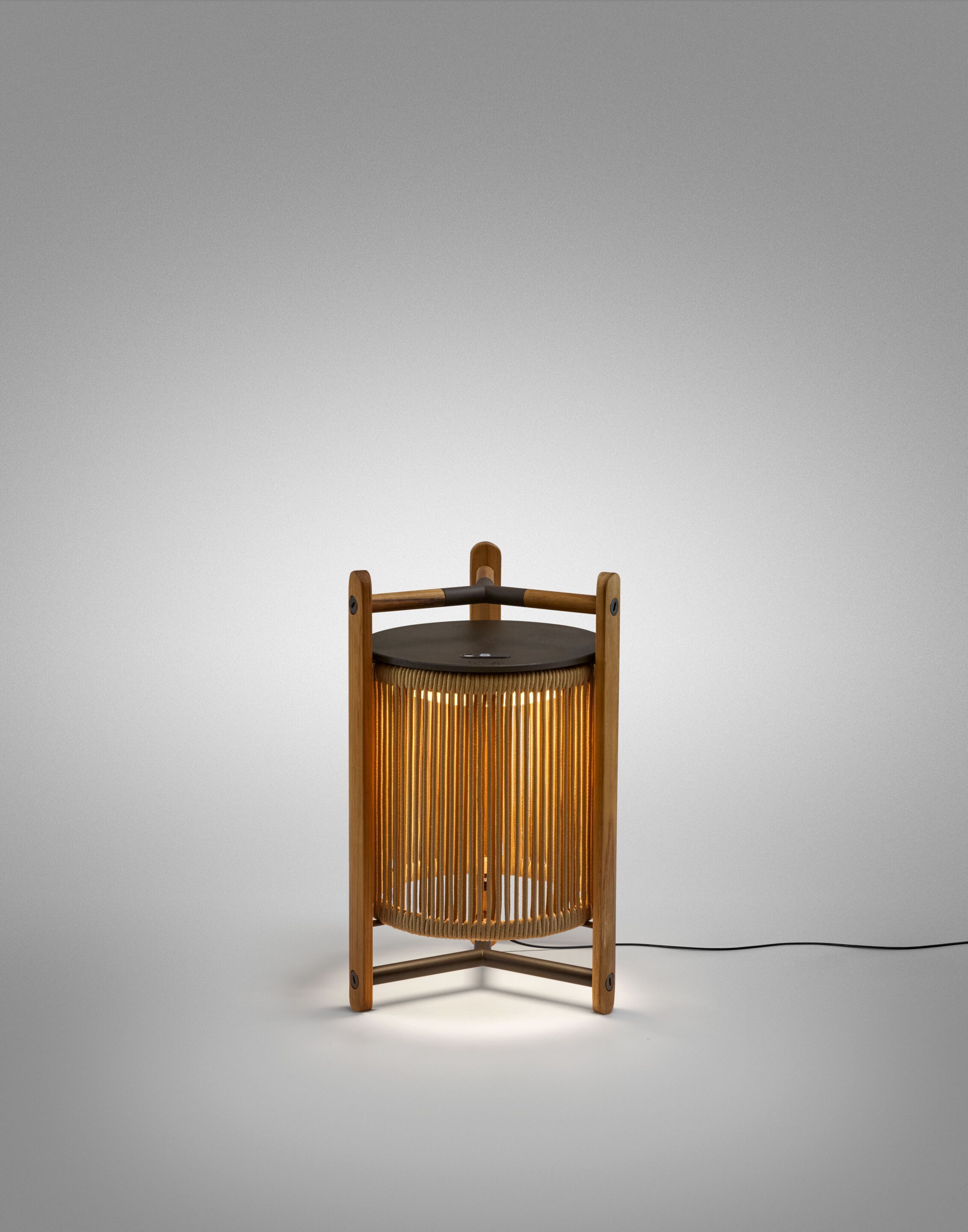 Деревянная светодиодная настольная лампа Bover Kando ARCH-00148361 - Вид №12