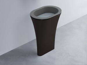 AMLA65-CM+AMPILO-BR+AMCOLO-LV Раковина Amedeo Ovale отдельностоящая cielo Enjoy + Amedeo