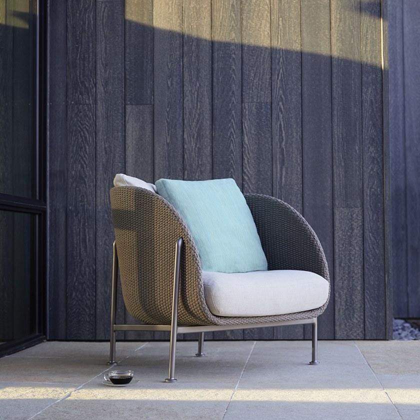 JANUS et Cie Клубное кресло на веревке с подлокотниками Gina sun-id-1486565 - Вид №6