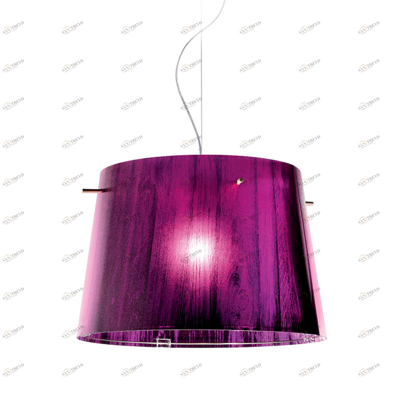 Подвесной светильник Woody Purple от Slamp WOO77SOS0000V_000 SLAMP ДИЗАЙНЕРСКИЕ 243577 Фиолетовый 