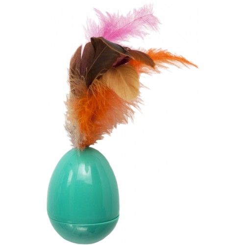 ПР0020101 Игрушка для кошек Ретро Набор Мышки с пером 2шт в ассортименте CHOMPER 