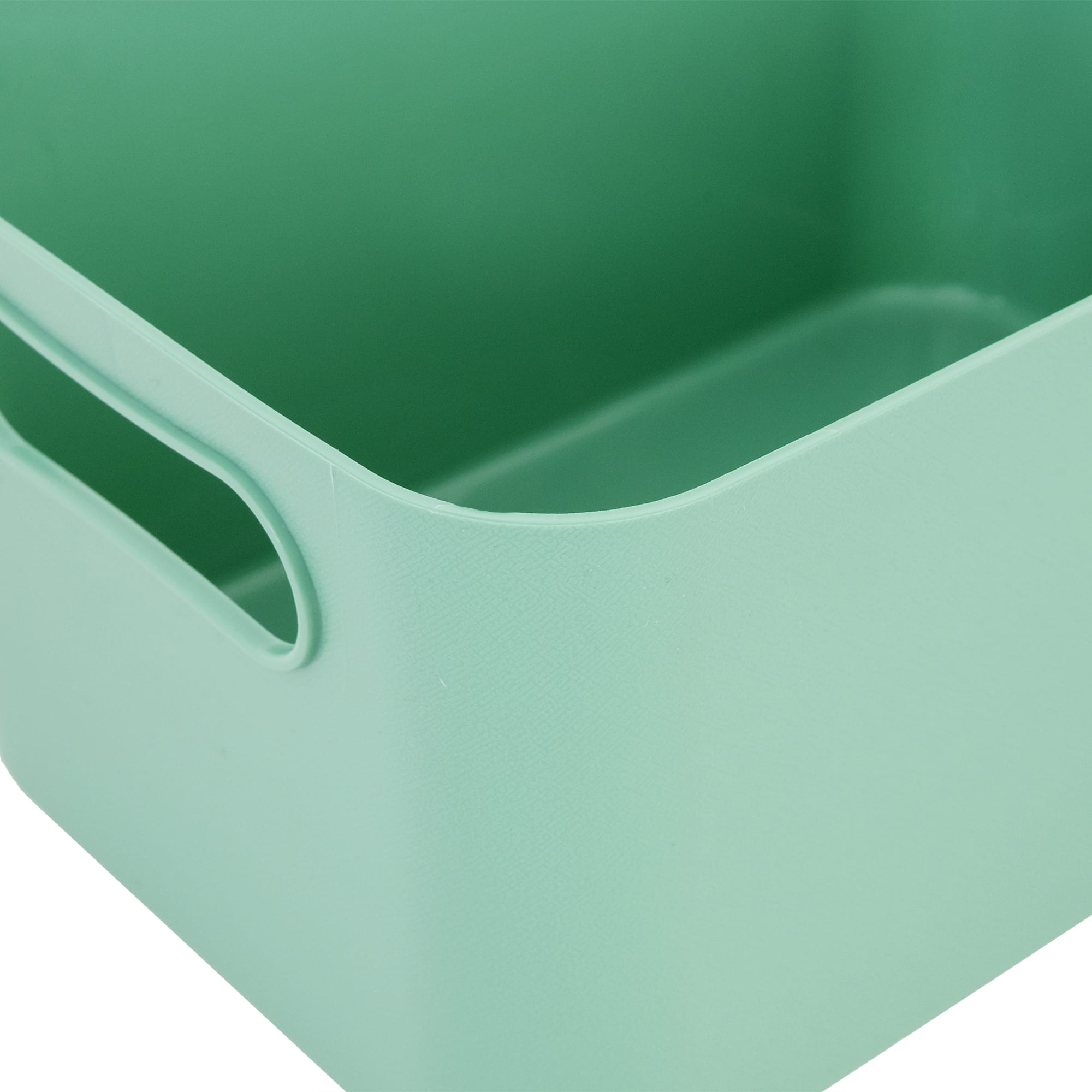 82999617 Корзина для хранения 230x155x120 мм, 3.4 л, полипропилен, цвет зелёный Santreyd  - Вид №3
