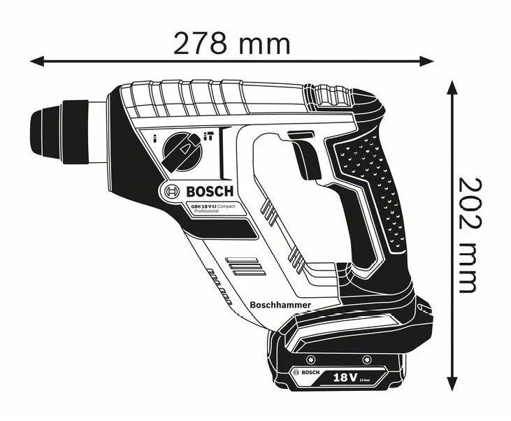 BOSCH PROFESSIONAL Перфоратор Linea light sun-id-1505129 - Вид №1
