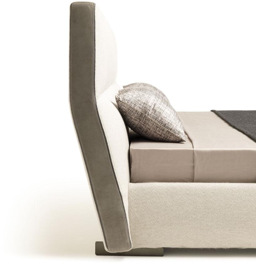 MisuraEmme Кровать-контейнер двуспальная с мягким изголовьем Misuraemme sun-id-1372530 - Вид №1