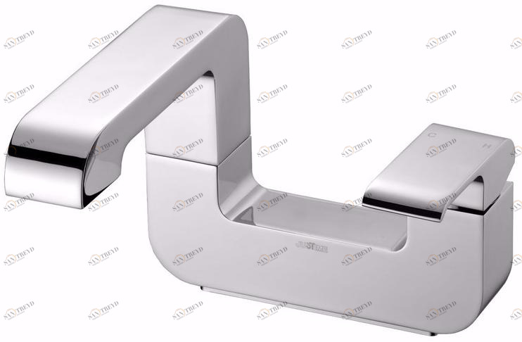 JUSTIME Смеситель для ванны настенный однорычажный из хромированной латуни Dragon sun-id-1446557