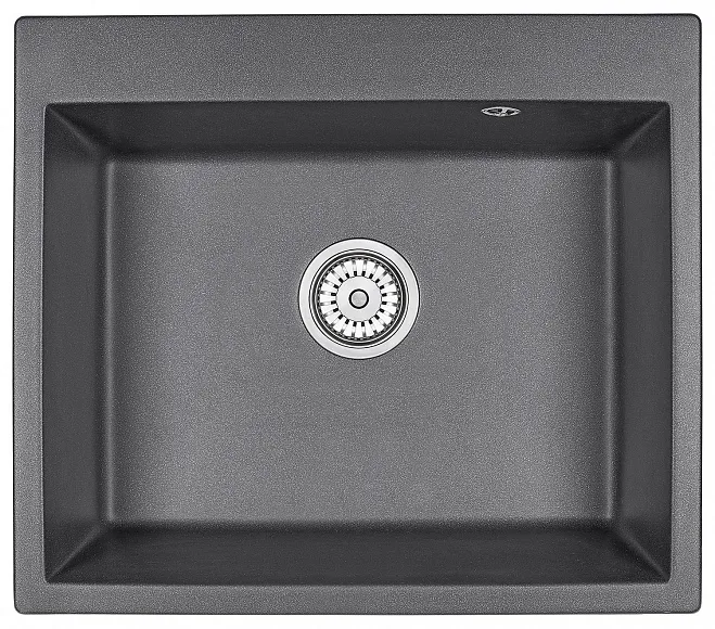 6001, ГРАФИТ (ЧЁРНО-СЕРЫЙ), кухонная мойка, кварц