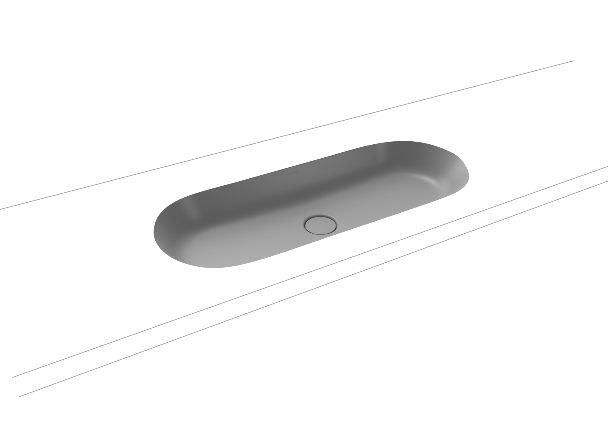 Умывальник KALDEWEI Сталь эмалированная 3060 453 холодный серый 30 3060453