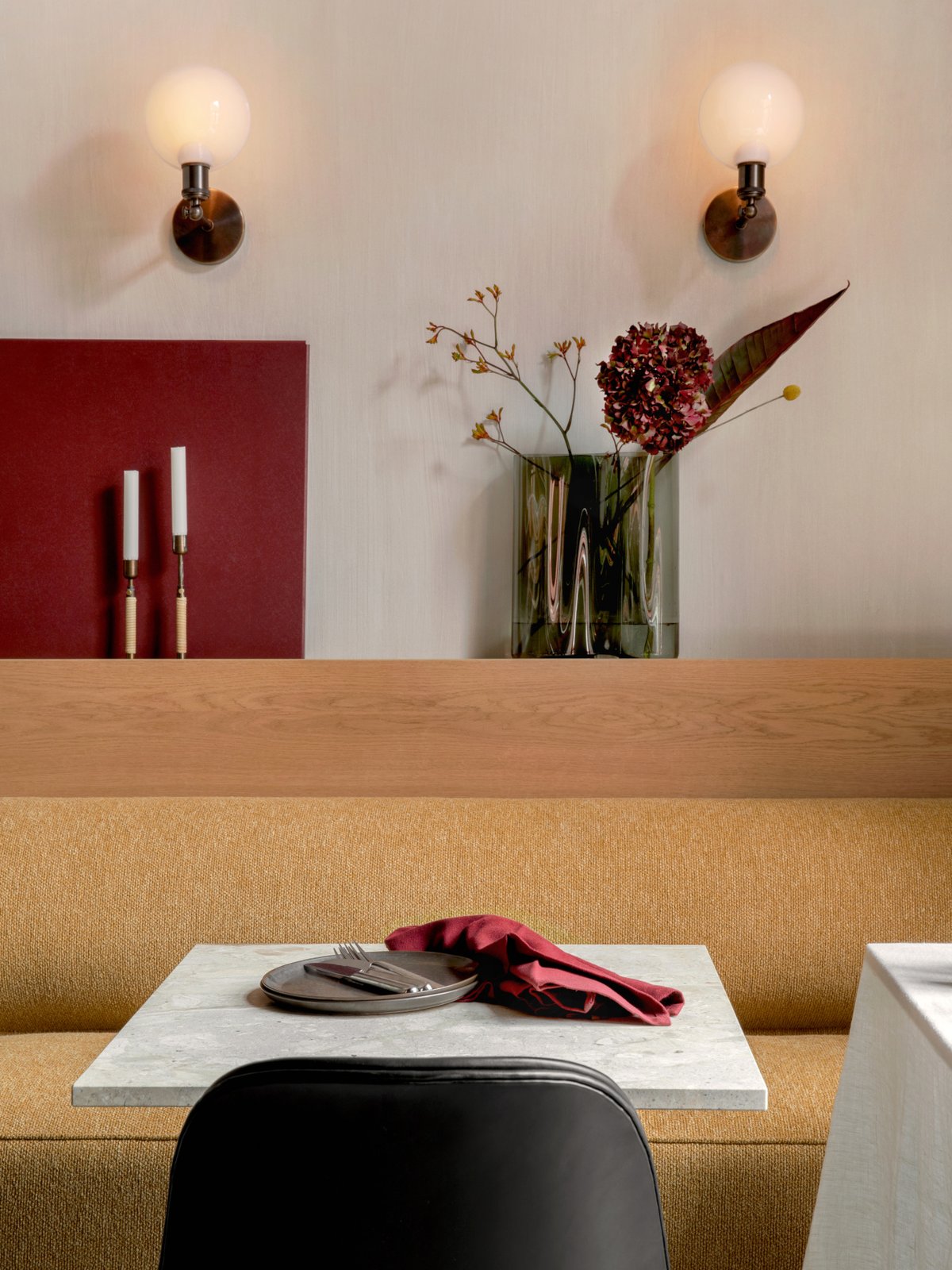 9325149 MENU Стол-колонна Harbour, 60x70, со звездообразным основанием Столовая  - Вид №13