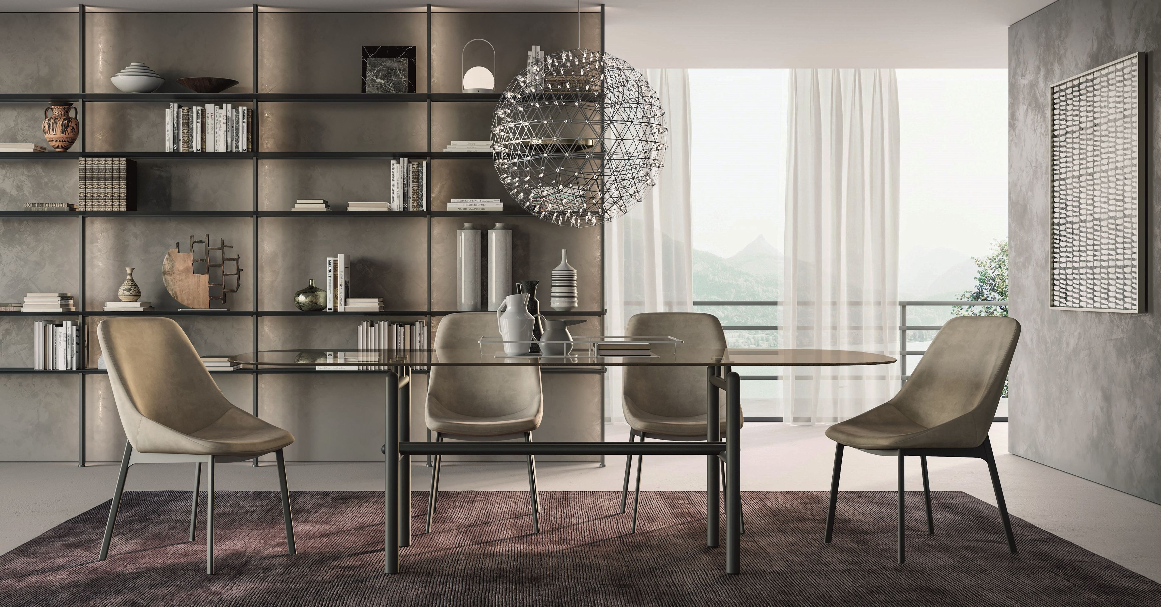 Стеклянный овальный стол Dall'Agnese Supernova ARCH-00098770 - Вид №4