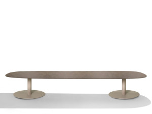 Керамический низкий садовый столик