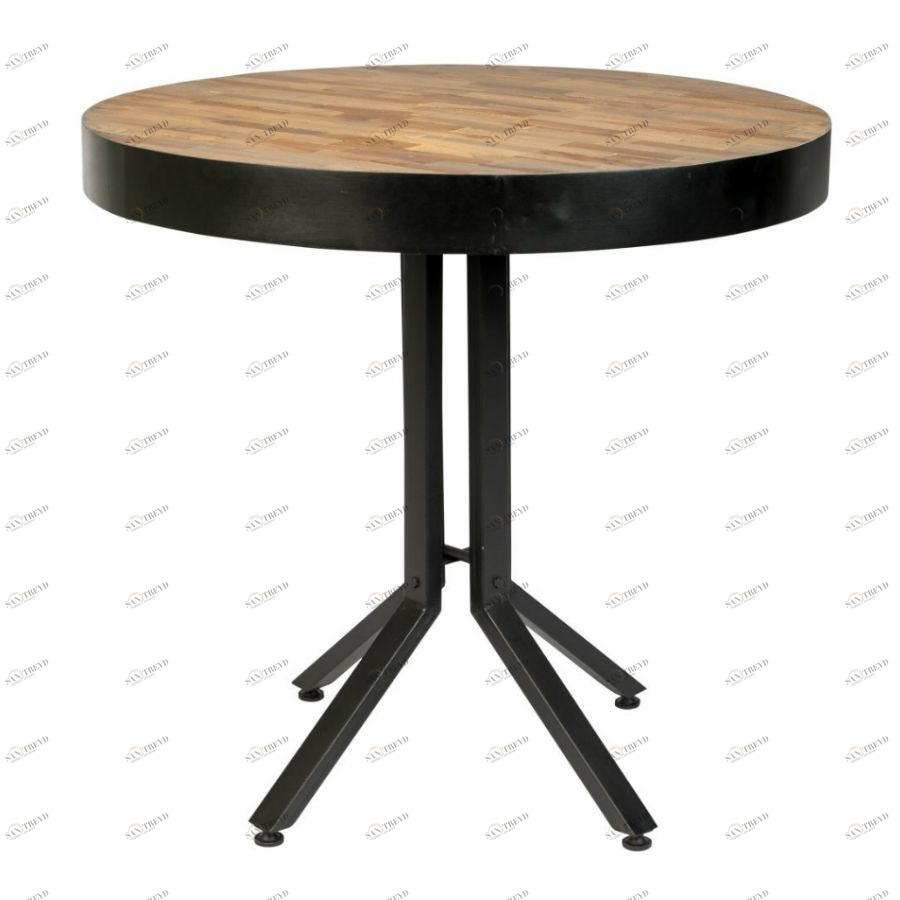 Стол Maze, круглый, дерево White Label Living 2100085