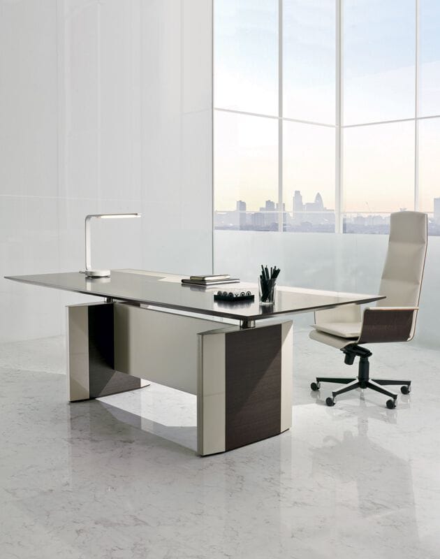 Кожаное вращающееся офисное кресло с высокой спинкой i 4 Mariani ARCH-00131798 - Вид №1