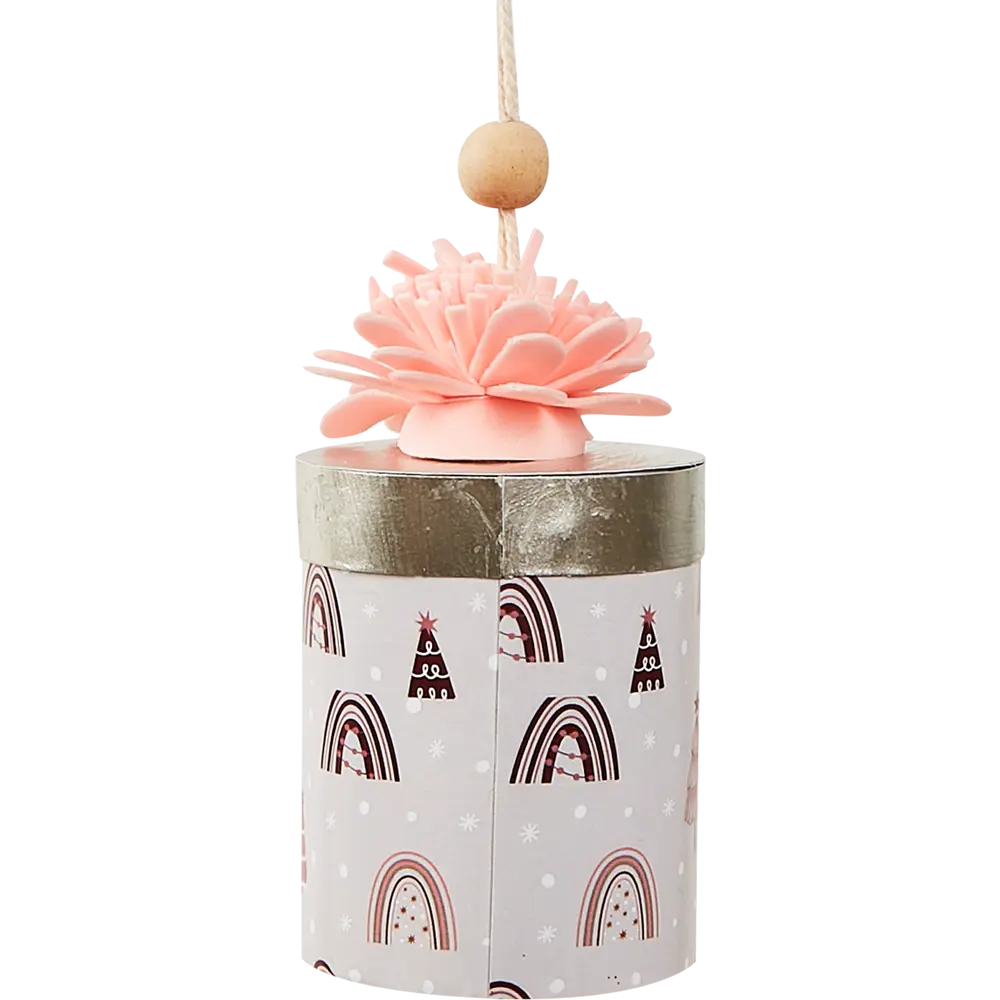 87036547 Елочная игрушка Коробка подарочная 10x5 цвет розовый STLM-0957520 Santreyd  - Вид №2