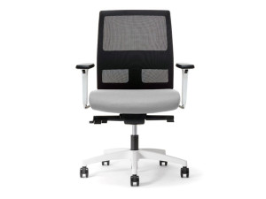 Мягкое регулируемое по высоте офисное кресло с подголовником