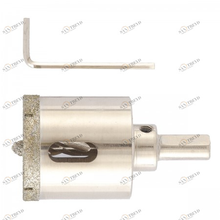 Коронка алмазное по керамограниту 45х67мм трехгранный хвостовик Matrix Матрикс 12828