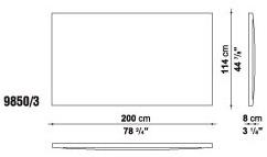 Maxalto Двуспальная кровать из ткани с высоким изголовьем Filemone sun-id-1365147 - Вид №6