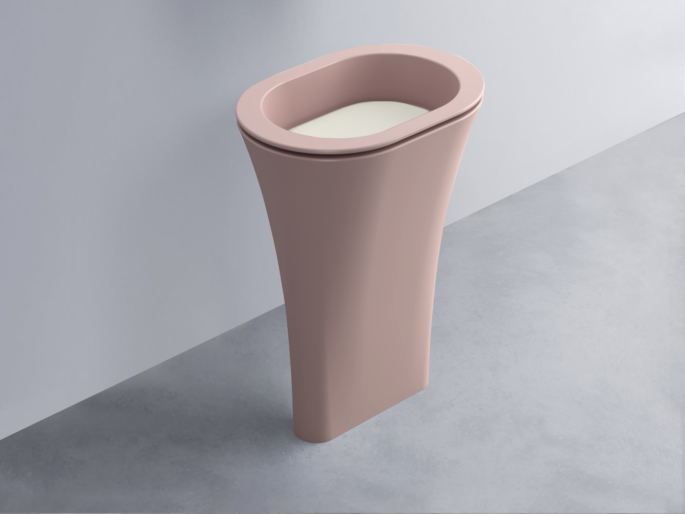 AMLA65-CP+AMPILO-TL+AMCOLO-CP Раковина Amedeo Ovale отдельностоящая cielo Enjoy + Amedeo Ceramica Cielo