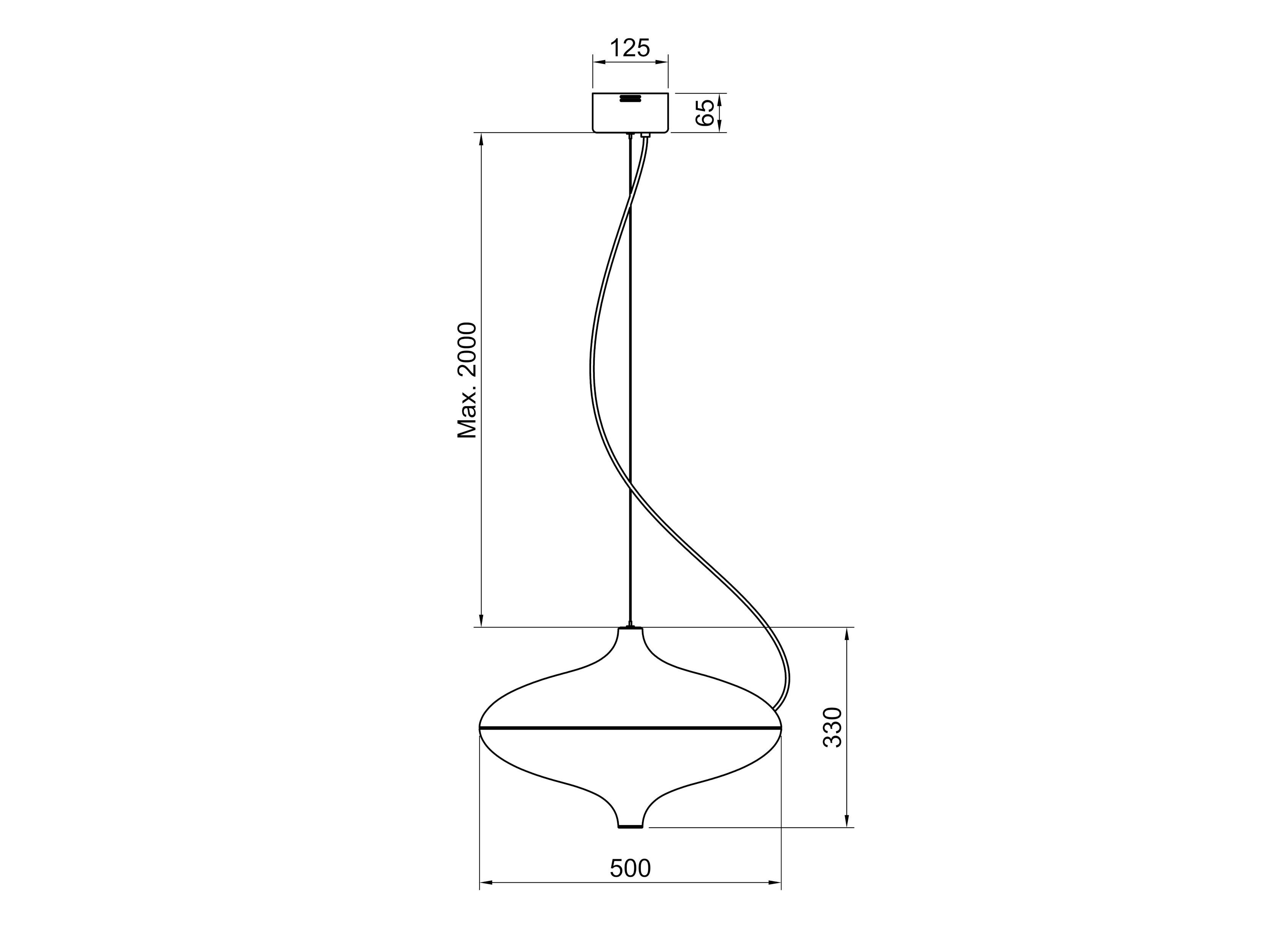 Керамический и стеклянный светодиодный подвесной светильник Hind Rabii T-Cotta ARCH-00045990 - Вид №8