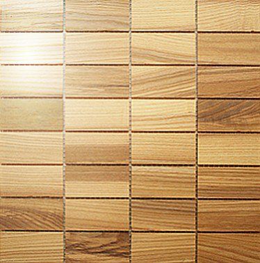 Мозаика и 3D панели из дерева Da Vinci Мозаика 8x4 Emotion 005 Ясень Селект (Гладкая) 288х288 мм 1301100005 - Вид №1