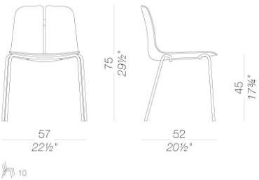 Lapalma Штабелируемый деревянный стул Link S123 - Вид №3