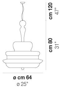 Vetreria Vistosi Хрустальный подвесной светильник Novecento sun-id-1437209 - Вид №10