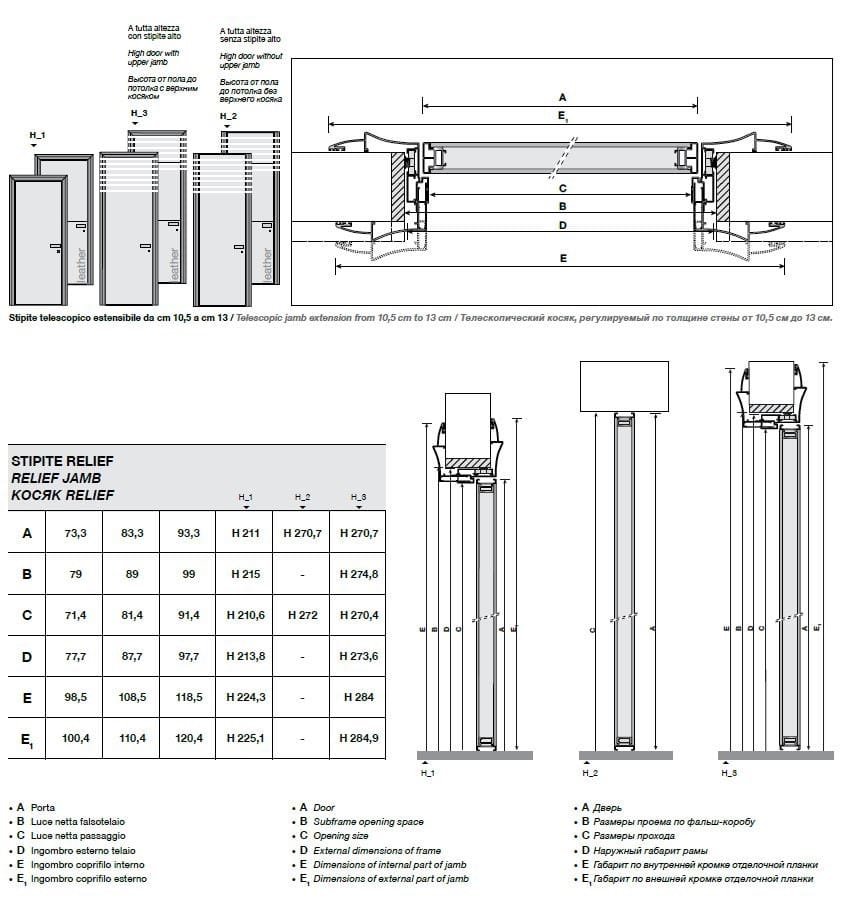 Распашная дверь из закаленного стекла Longhi Aluminiun Chic-Doors ARCH-00142904 - Вид №11