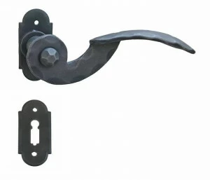 Galbusera Железная ручка в классическом стиле на розетке с замком  24