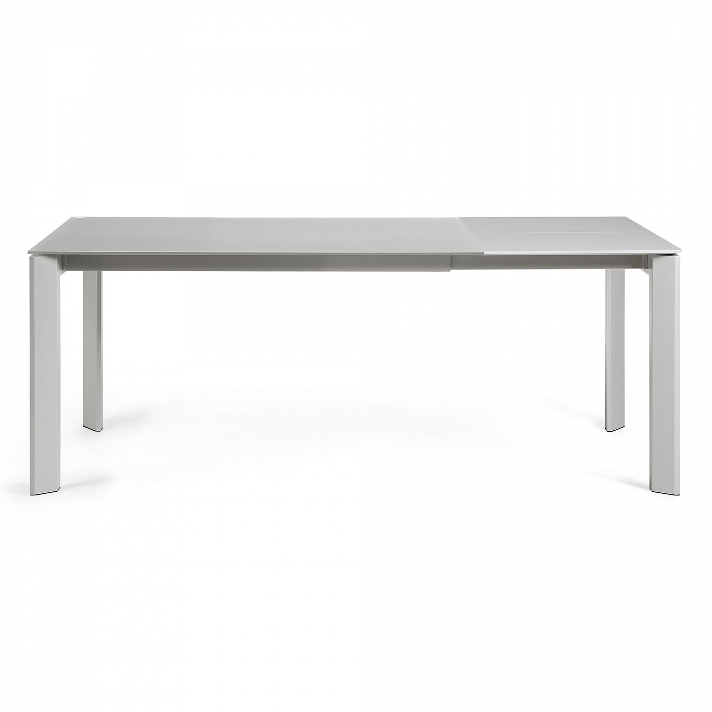 051216 Стол Atta 140 (200) x90 серый, стекло La Forma Axis - Вид №3
