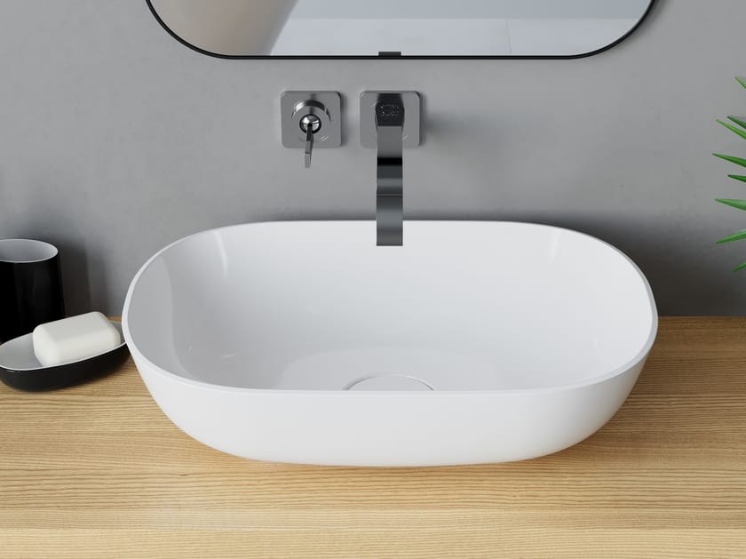 Прямоугольная столешница из Долотека© Acquabella Acquawhite ARCH-00107026