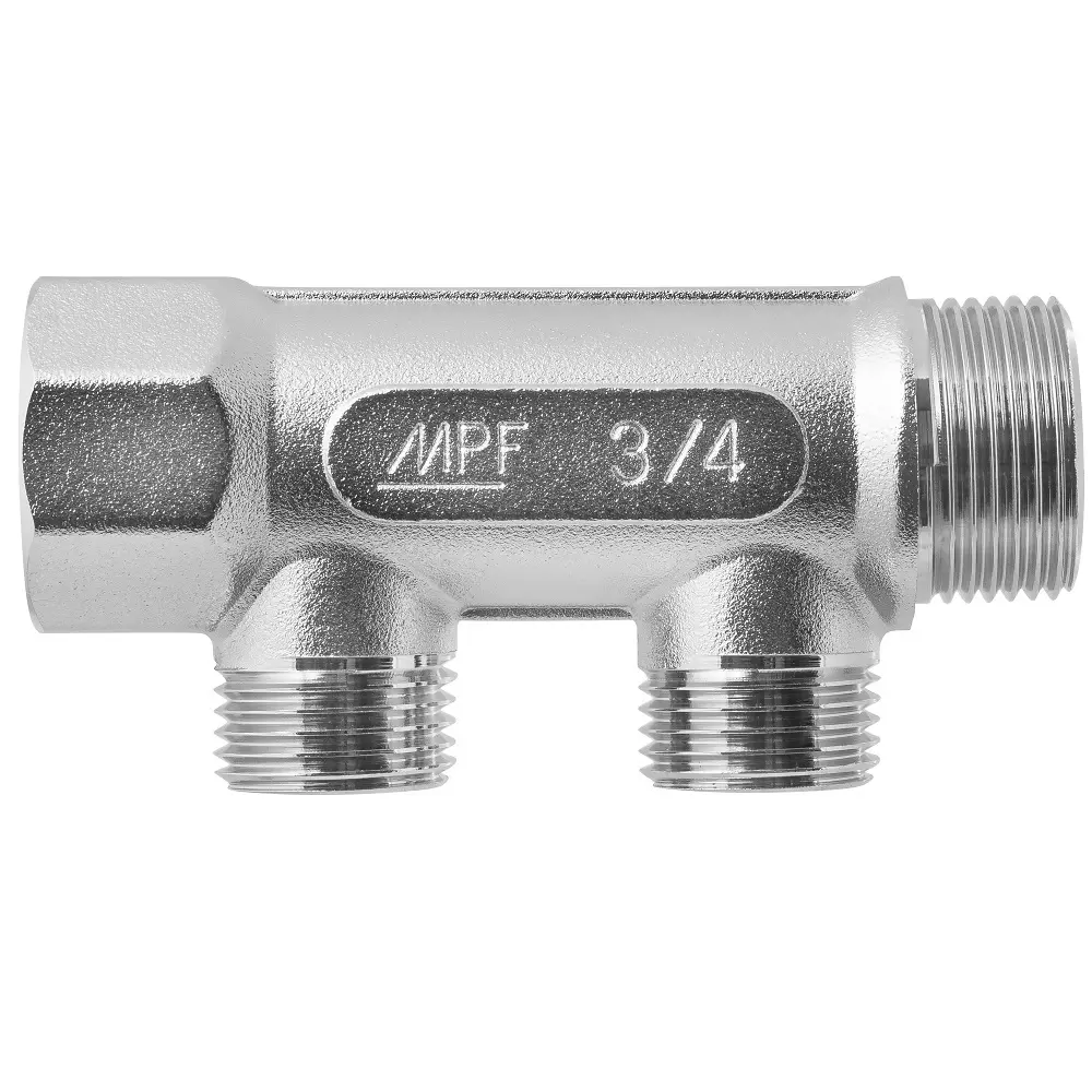 Коллектор MPF на 2 выхода 3/4"x1/2" наружная резьба 87886408 STLM-2102316  - Вид №1