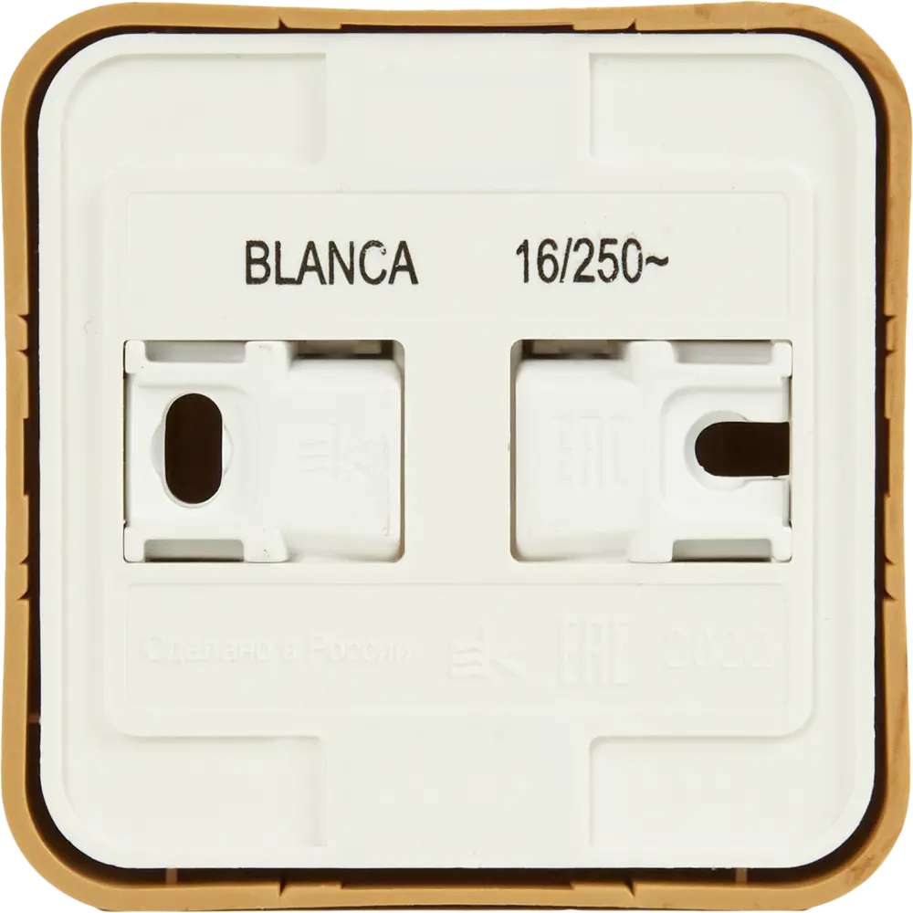 Розетка накладная Schneider Electric Blanca без заземления со шторками цвет ясень 86720951 STLM-2100133 SYSTEME ELECTRIC - Вид №3