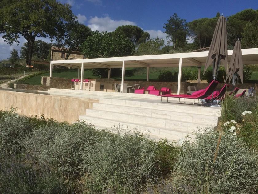 INDALO PISCINE Пейзажный бассейн с полосатым водопадом sun-id-1357836 - Вид №1