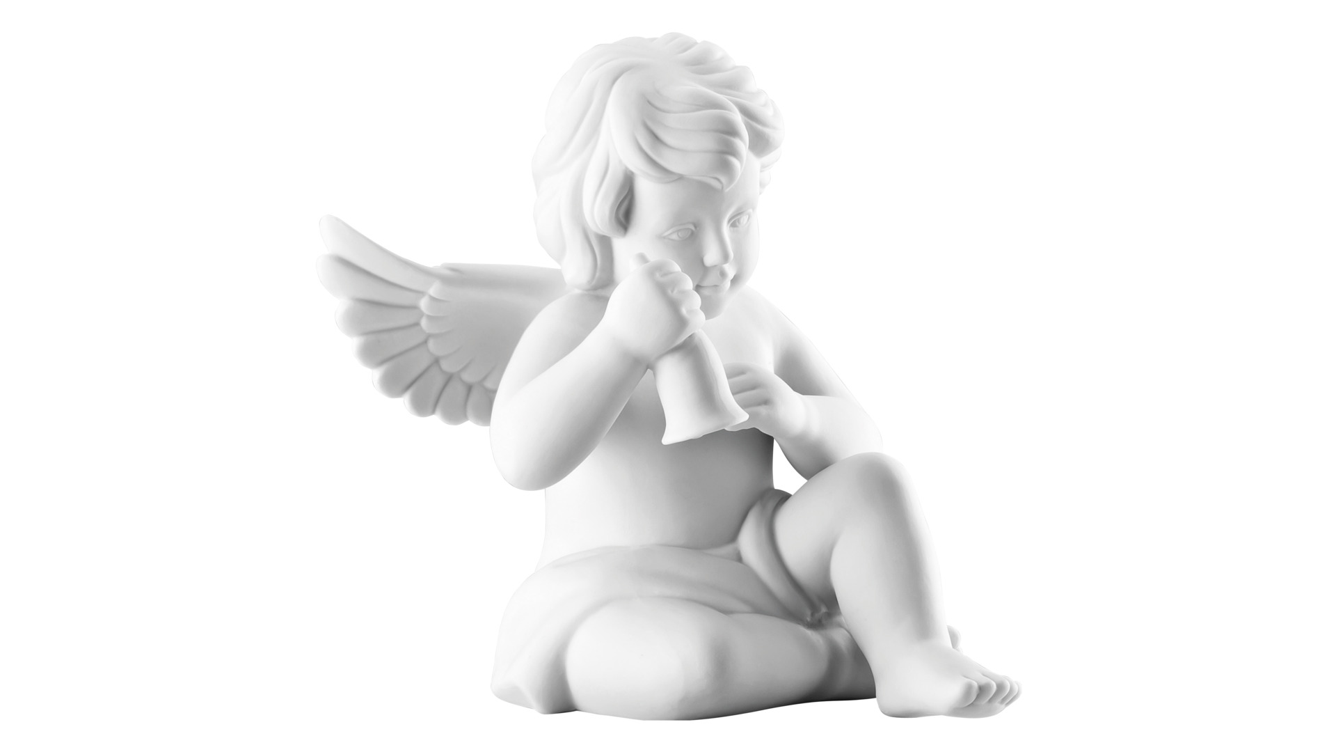 10640534 Rosenthal Фигурка Rosenthal Ангел с колокольчиком 14см, фарфор Фарфор  - Вид №1