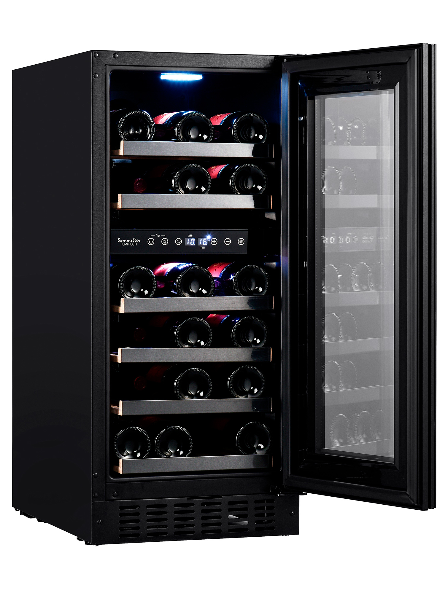 5360098 Винный шкаф Temptech SOMQ38DRB черный STDN-0005042 - Вид №3
