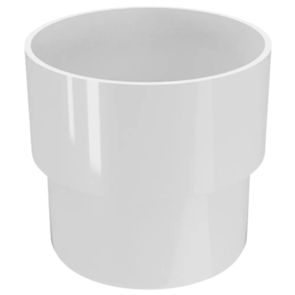 Соединитель труб Ø80 белый FINEBER STLM-2113803