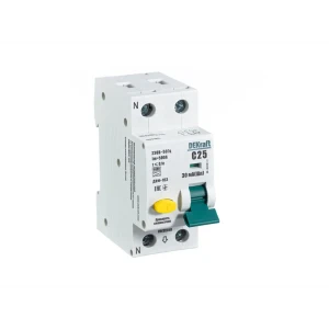 Дифференциальный автомат DEKraft 25А с защитой от утечек тока 84509416