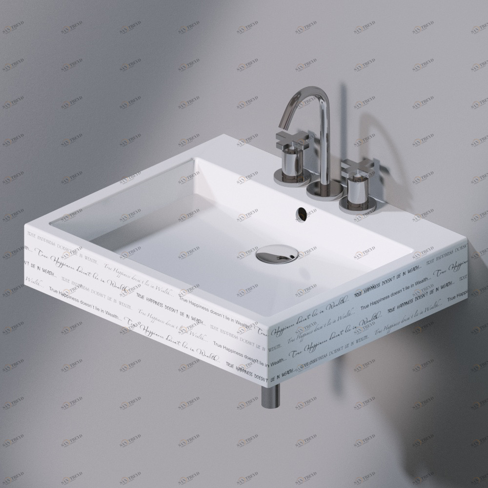 L255420 Подвесная раковина настенная прямоугольная A. e T. Italia  белая AeT ITALIA 