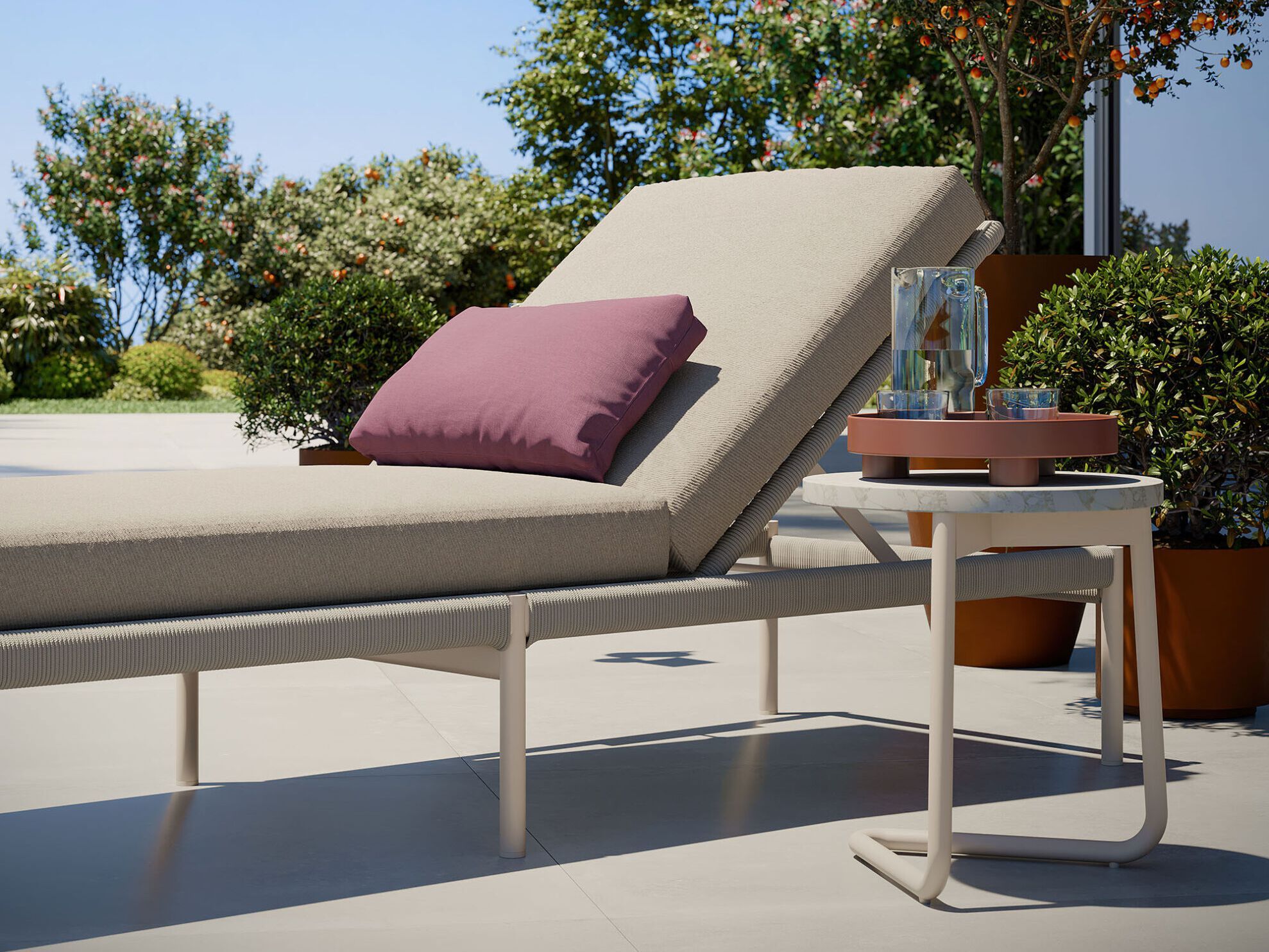 Алюминиевая откидная Садовая кровать Walters Coast ARCH-00005584 - Вид №5