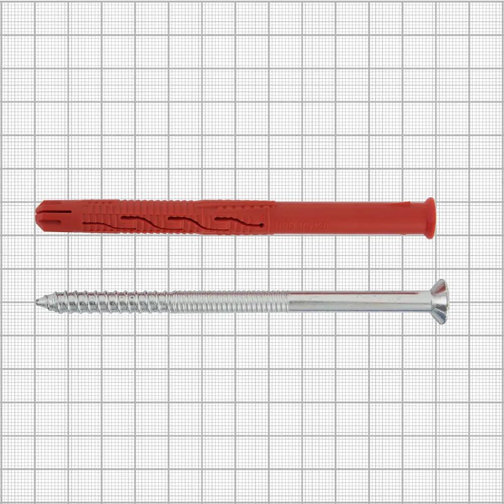 Дюбель фасадный Hilti HRD-С 10x120 мм нейлон/оцинкованная сталь цвет красный 4 шт. 82656591 STLM-2016269  - Вид №3