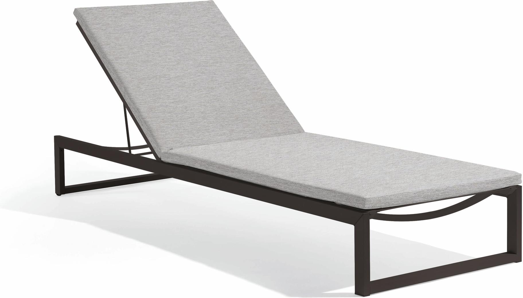 MNST621 Шезлонг лава дымчатый лотос Manutti Liner